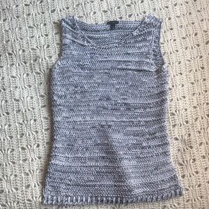 Women's Gray Sleeveless Knit Top